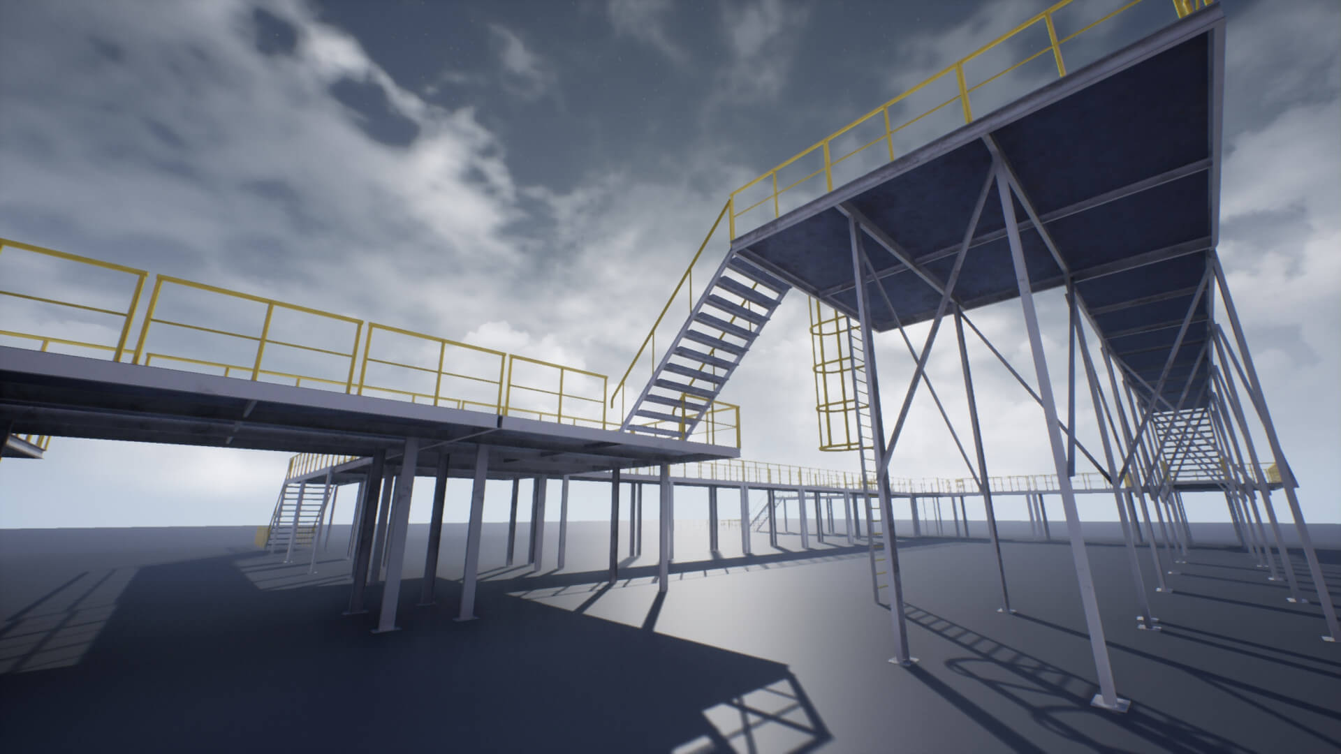 Modular Industrial Platform - 3D Model by YuriBarinov