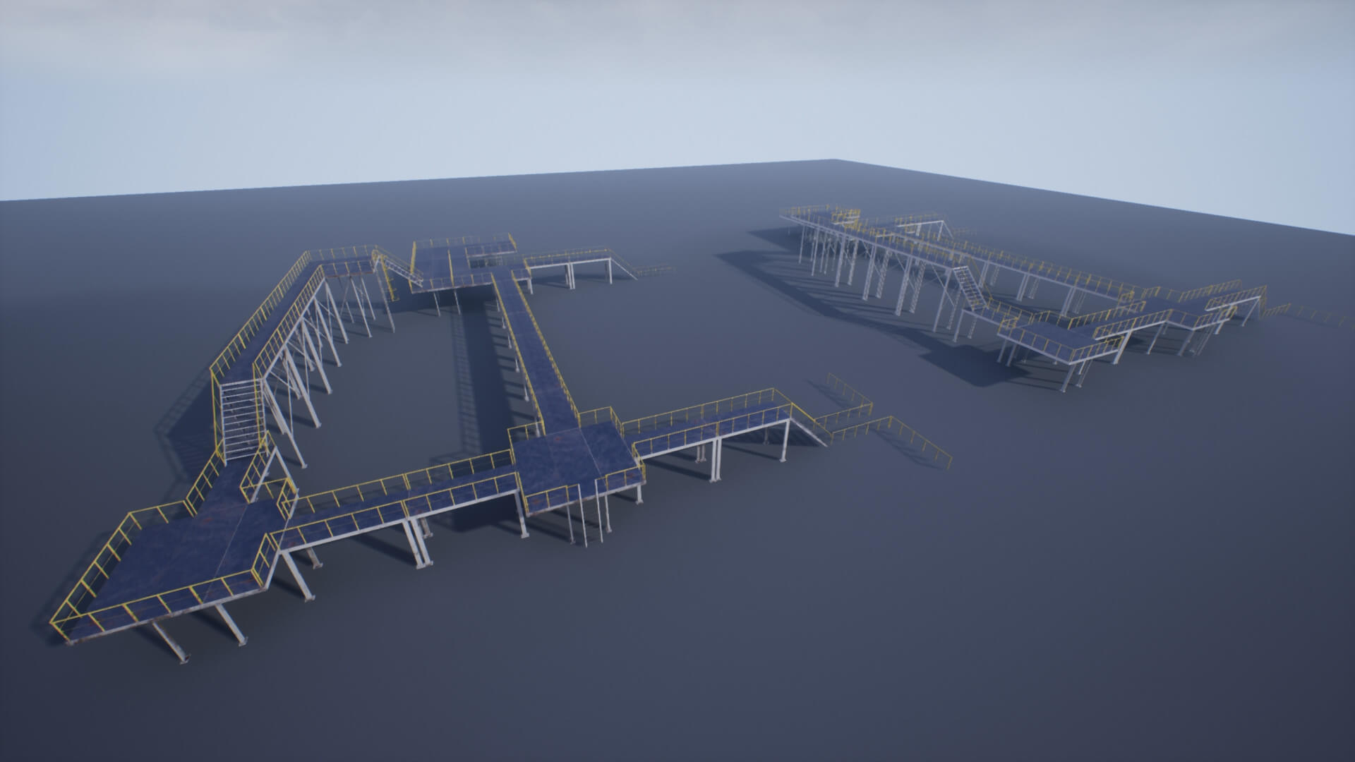 Modular Industrial Platform - 3D Model by YuriBarinov