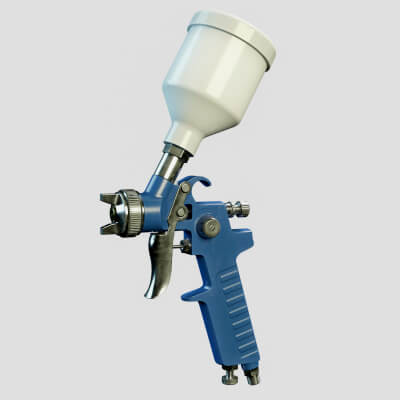 Paint Spray Gun PBR - 3D Model by YuriBarinov