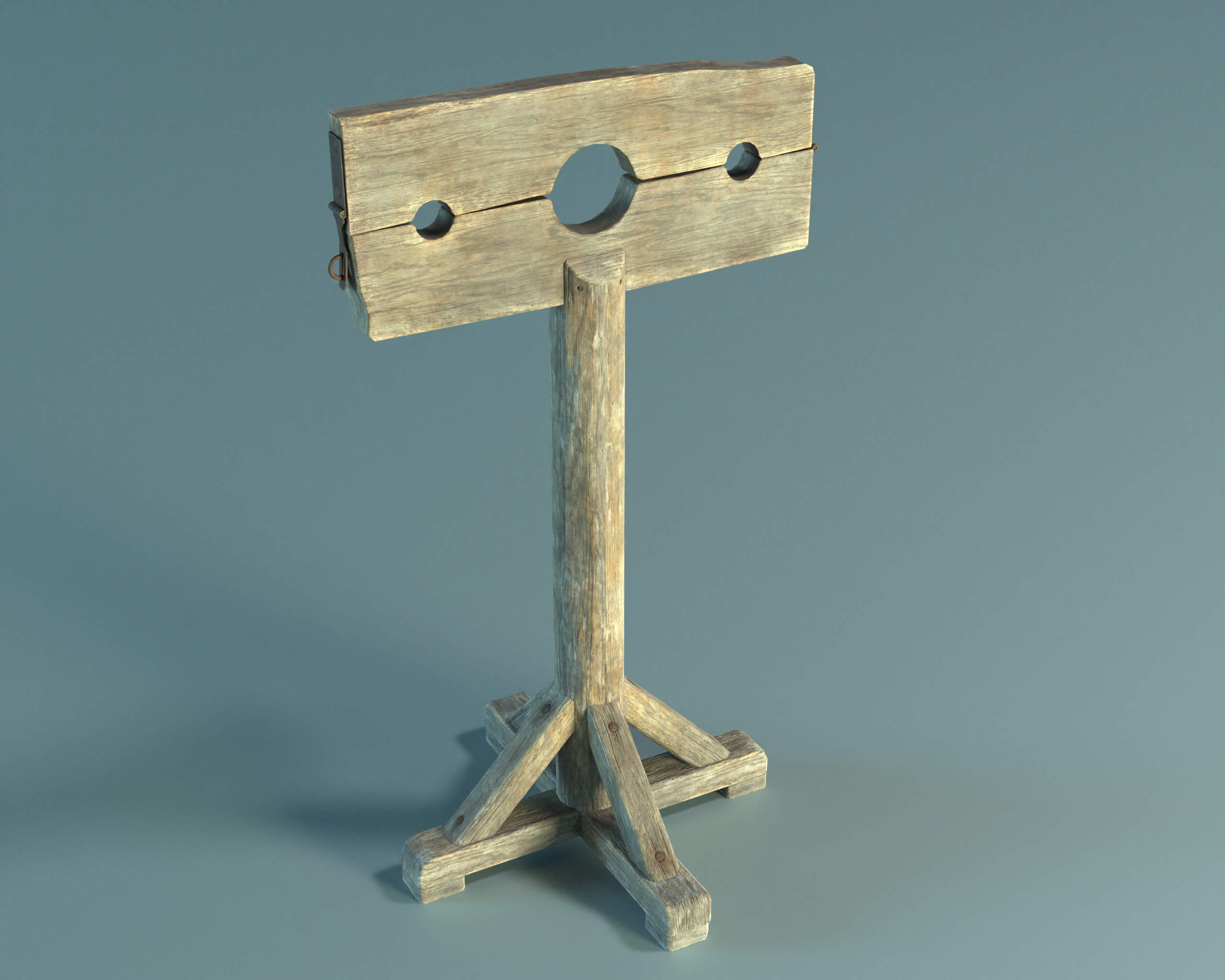 Pillory 3D Model by YuriBarinov