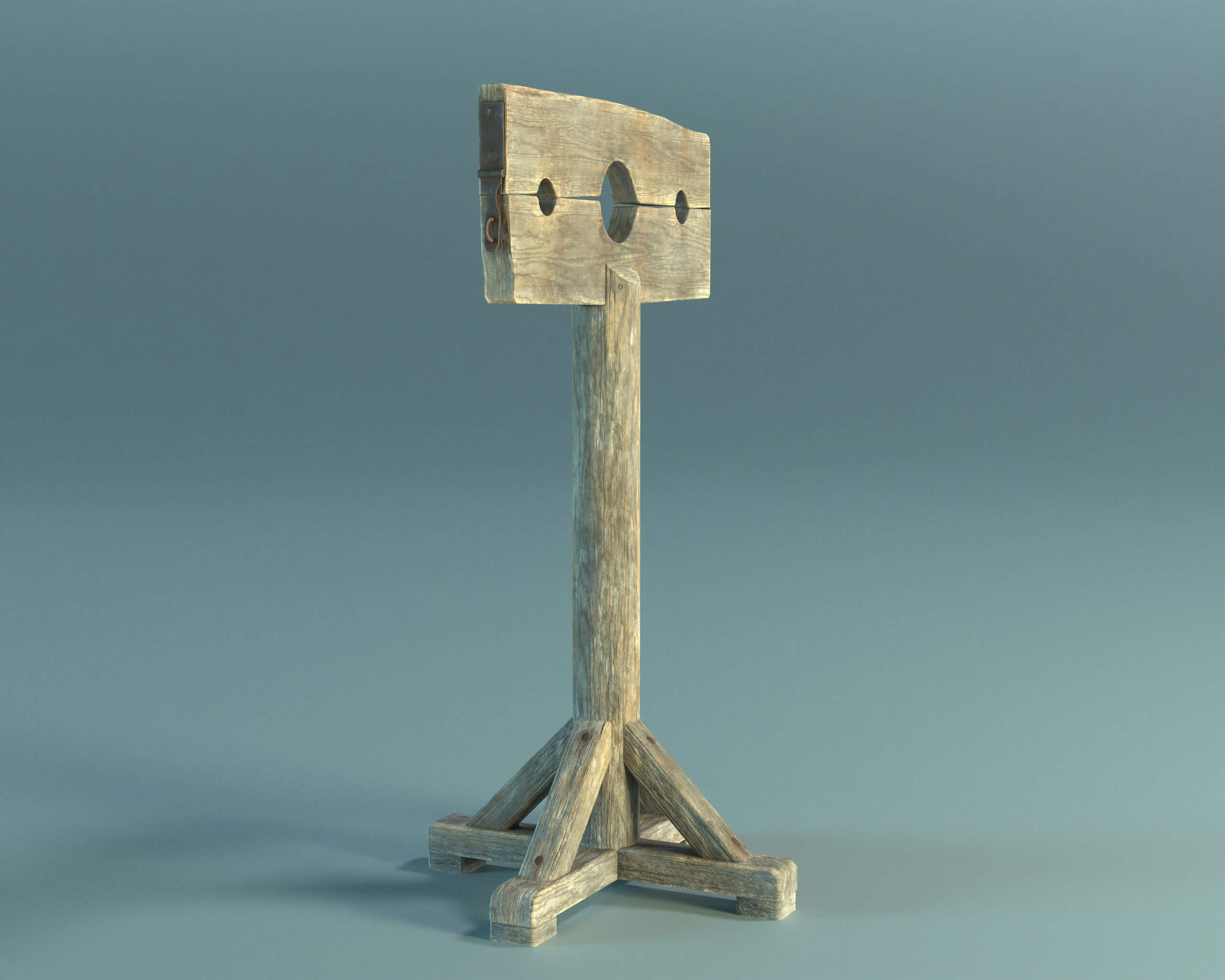Pillory 3D Model by YuriBarinov