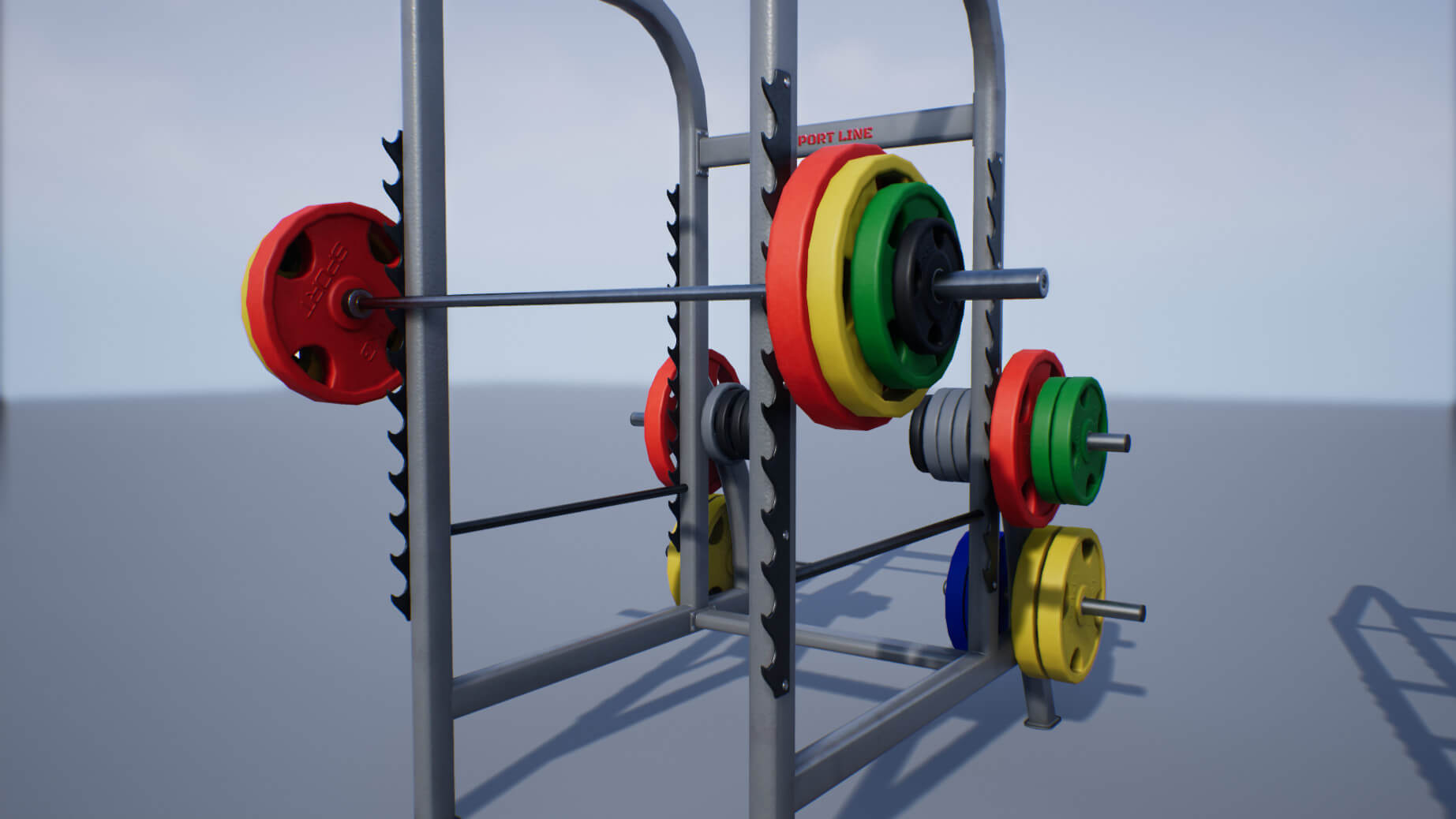 Solidworks Squat Rack Squat Rack - 3D Model by YuriBarinov