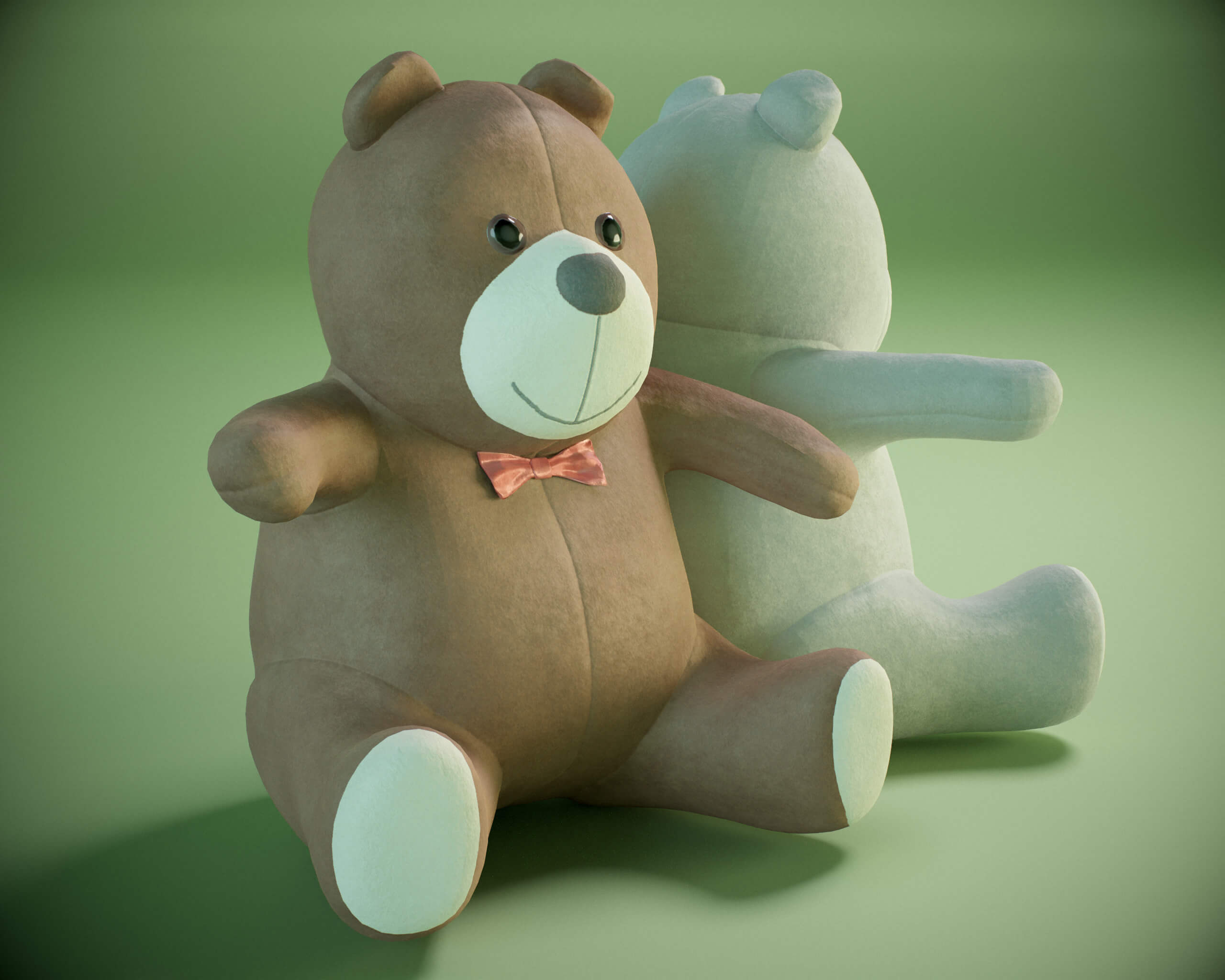 Teddy Bear Toy - 3D Model by YuriBarinov 