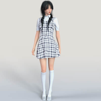 Luna Knee Socks for Genesis 9