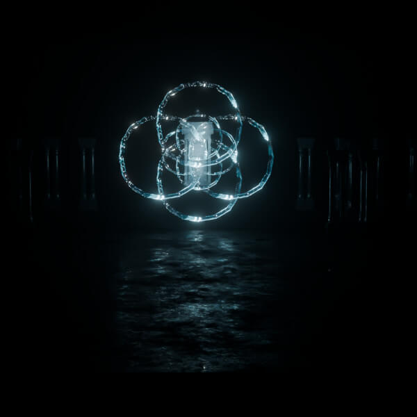 Glowing Sci-Fi Energy Core