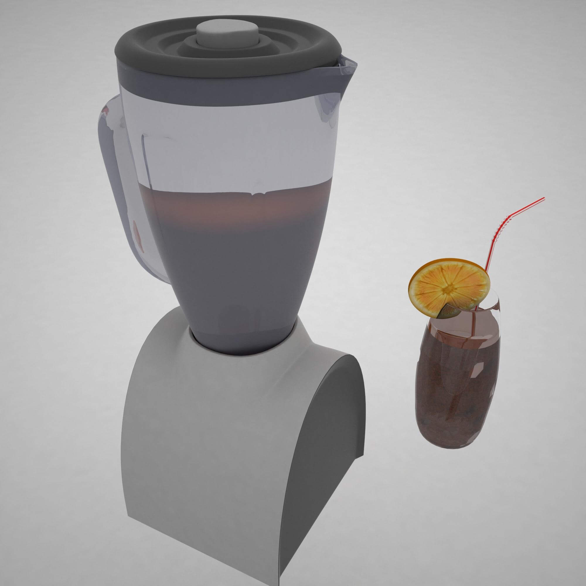 Fruit Blender 3D Model by Zakaria art work
