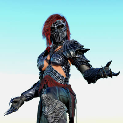 The DeathBringer Armor for Genesis 9 by zakiel29