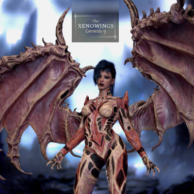 The Xeno-Wings Bio-Athematic Wings for Genesis 9
