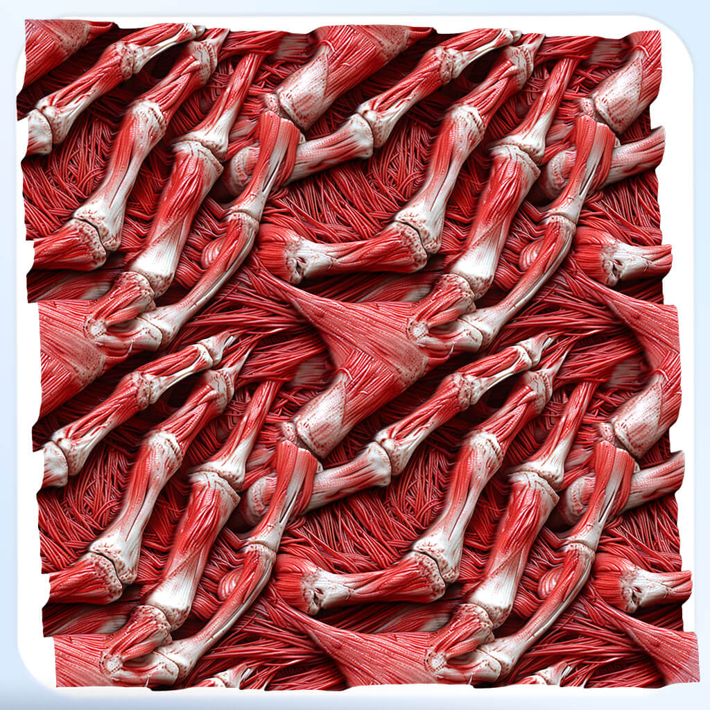 Anatomy Seamless Texture by zames1992d