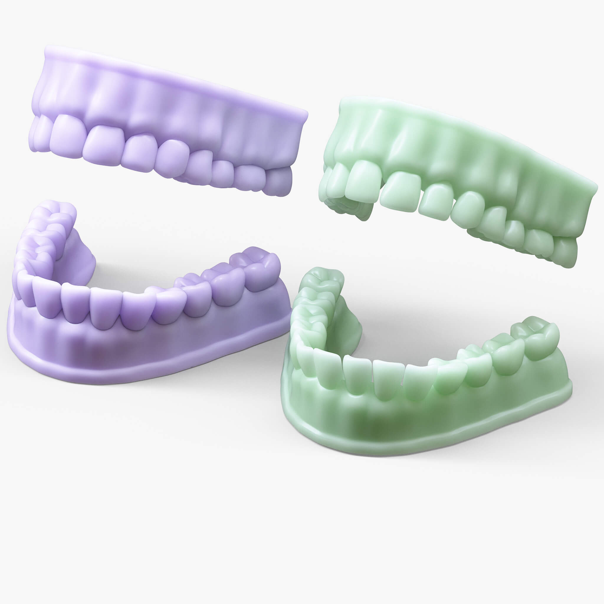 Dentures Mold 3D Model by zames1992d