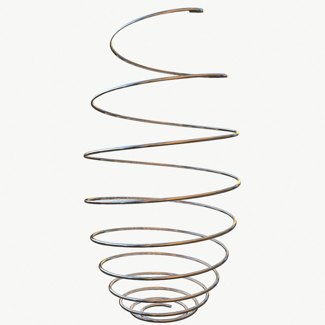 Metal Spiral Spring Ultimate Collection - 3D Model by zames1992d