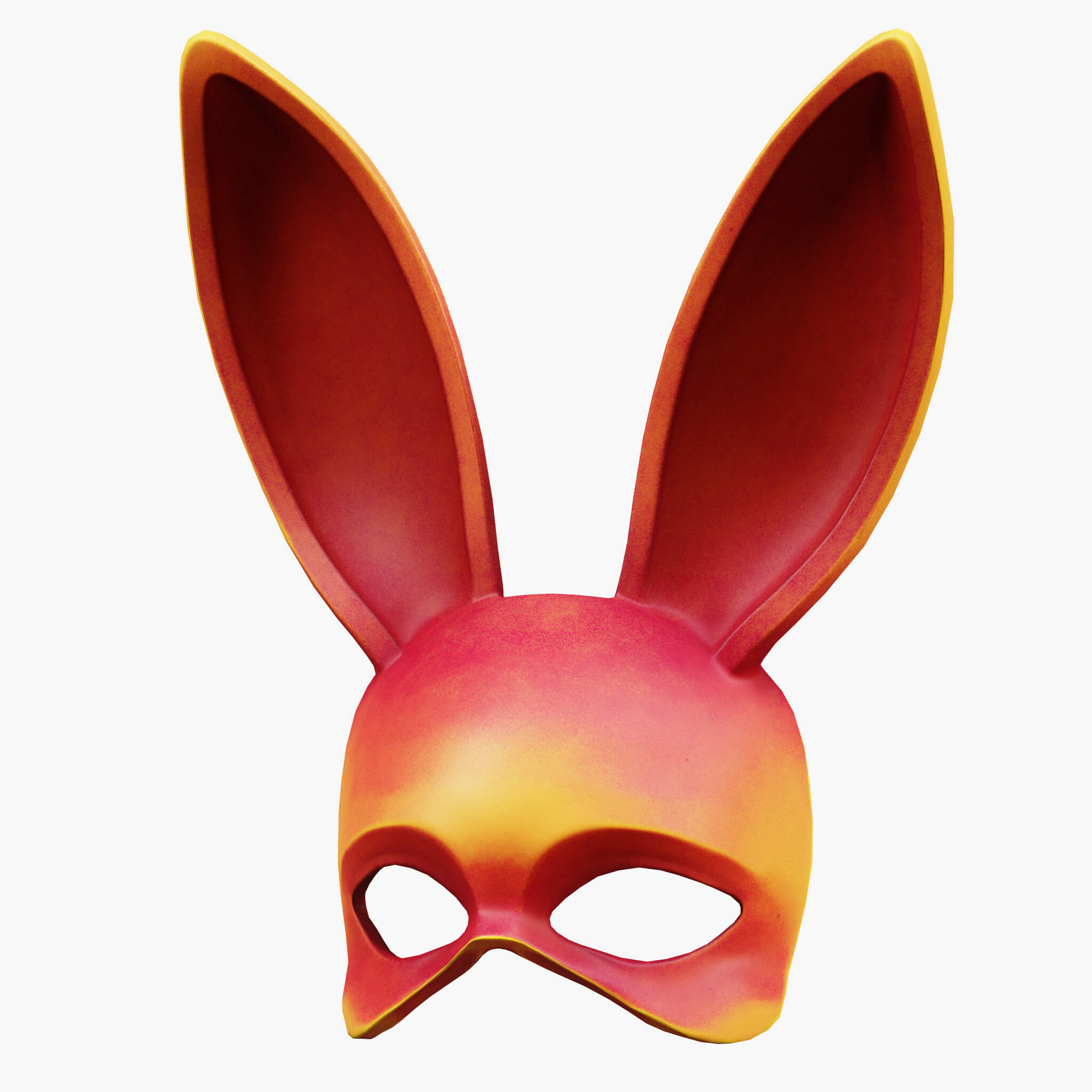 Rabbit Bunny Mask 3D Model by zames1992d