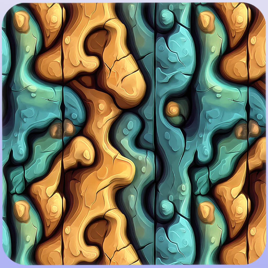 Stylized Alien Seamless Texture by zames1992d