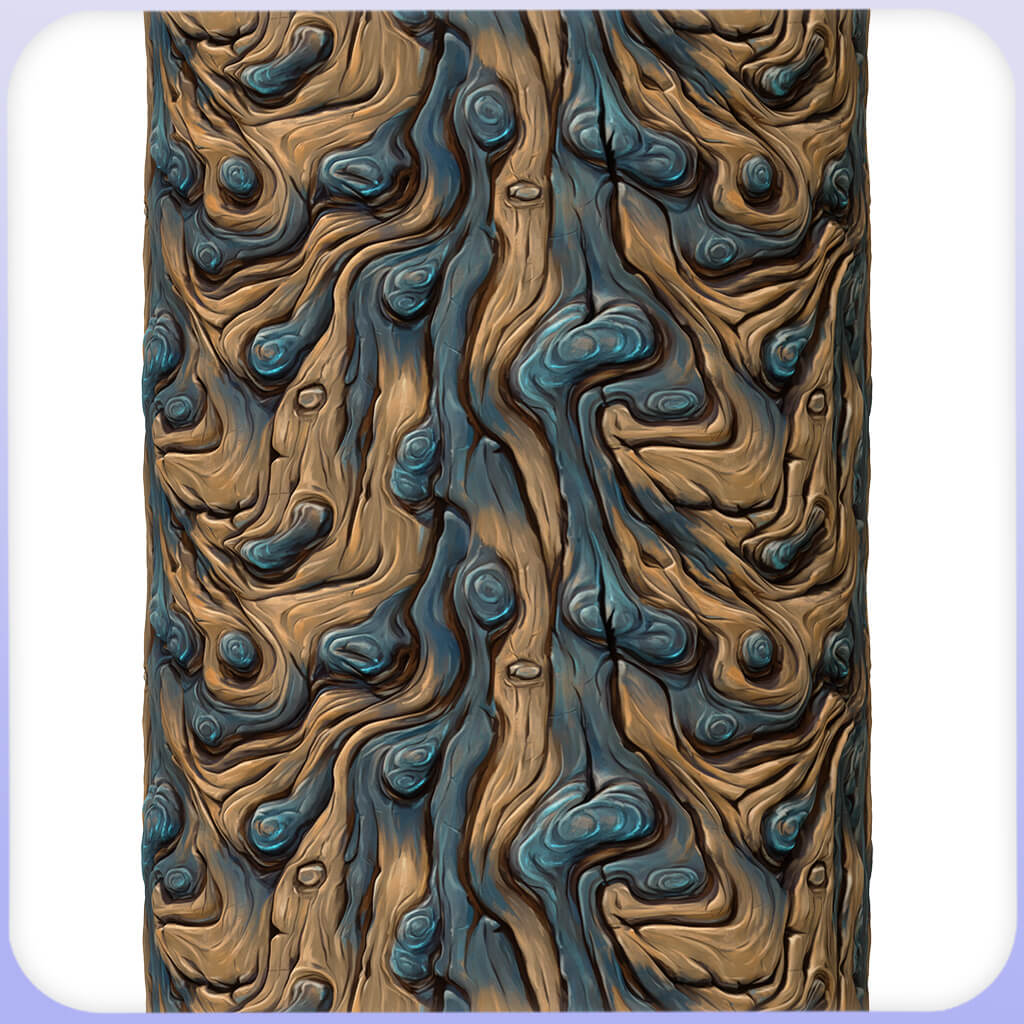 Stylized Alien Seamless Texture by zames1992d