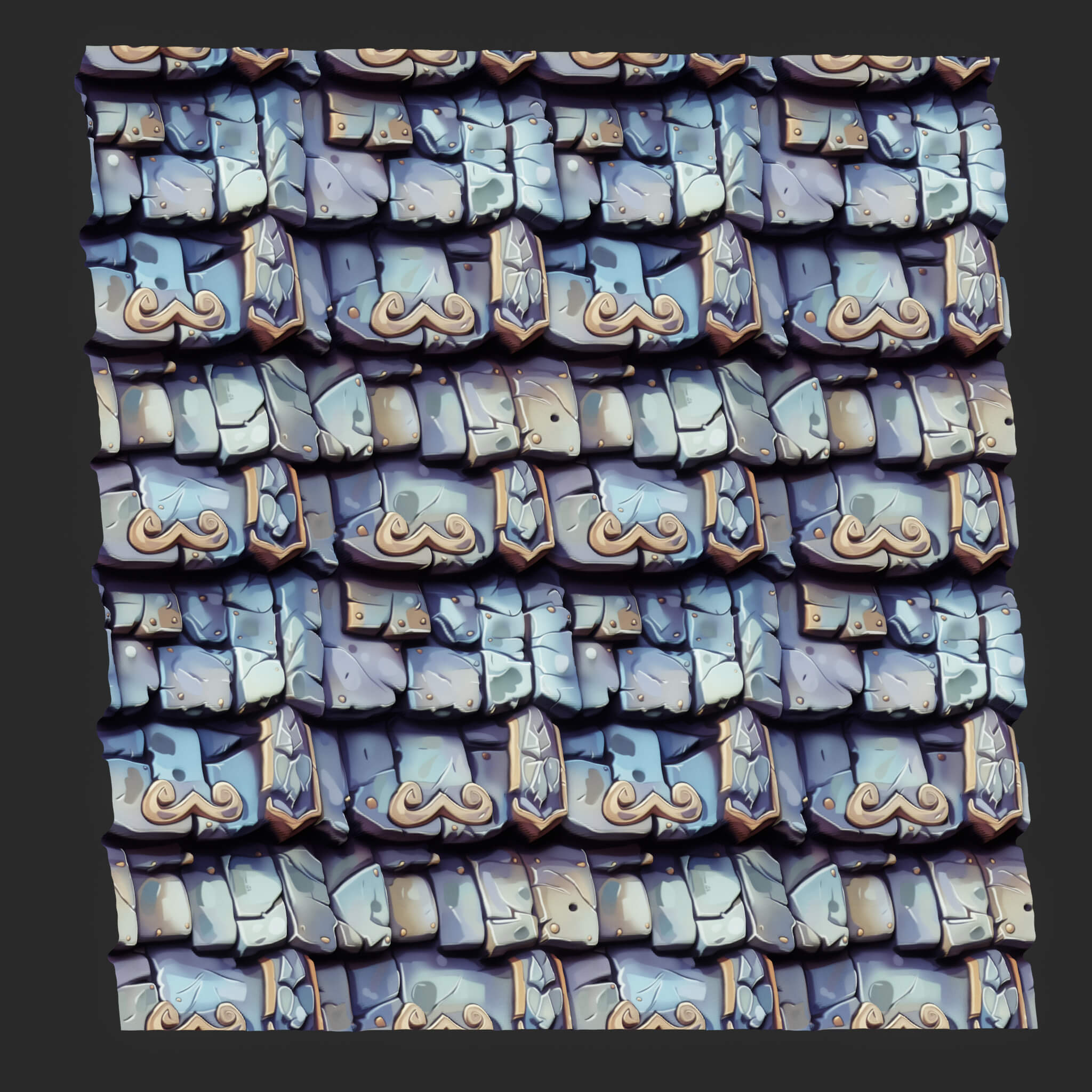Light Texture Rofe Stylized Roof Seamless Texture by zames1992d