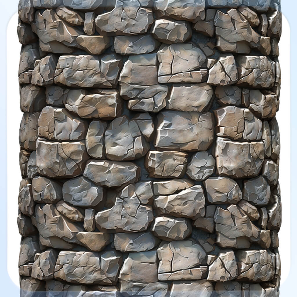 Stylized Wall Seamless Texture by zames1992d