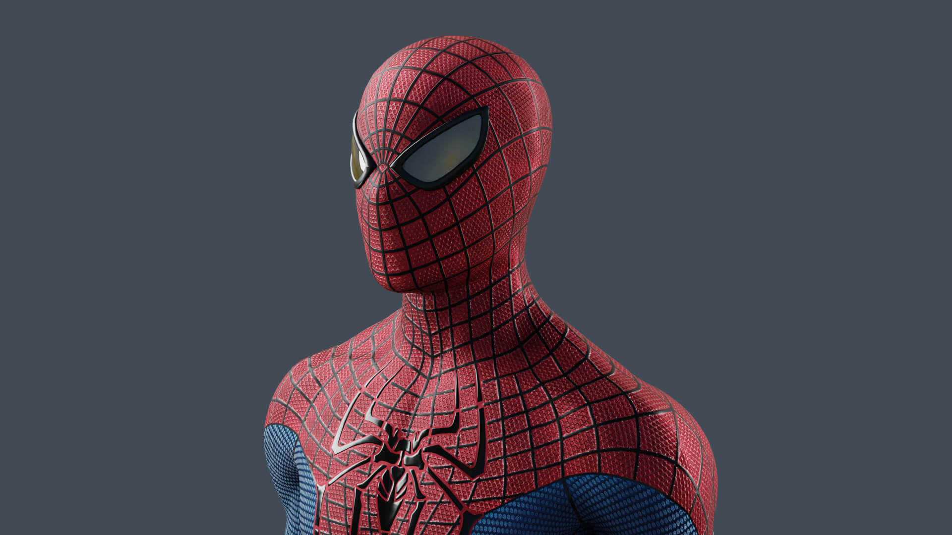 Amazing Spiderman Suit 3D Model by zampvers