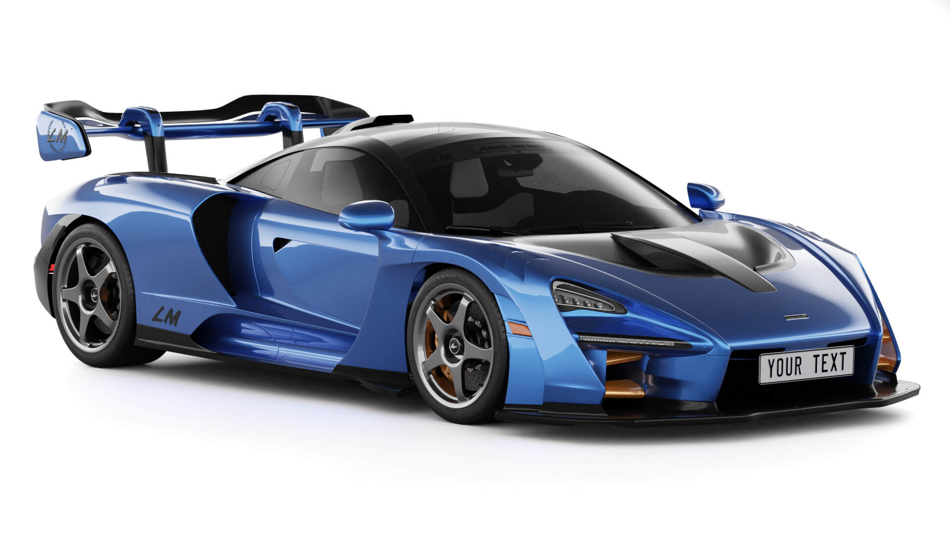 McLaren Senna LM - 3D Model by zampvers