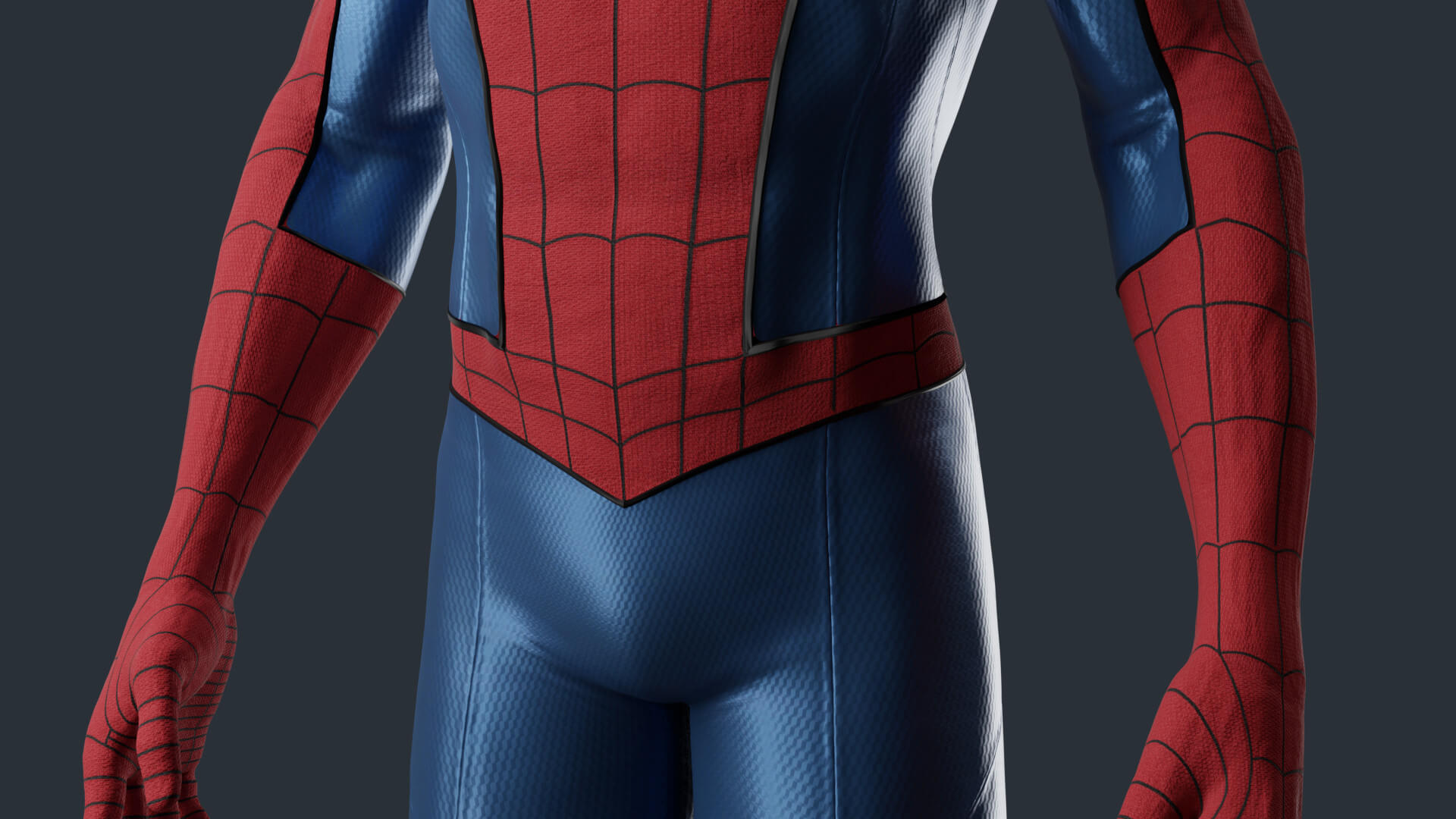 Spiderman Classic Suit MCU 3D Model by zampvers