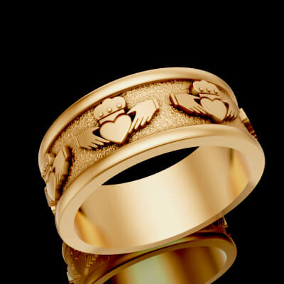 Claddagh Ring - 3D Model by ZaraHM
