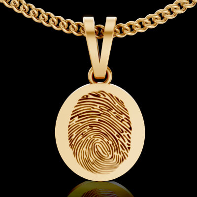 Fingerprint Pendant - 3D Model by ZaraHM