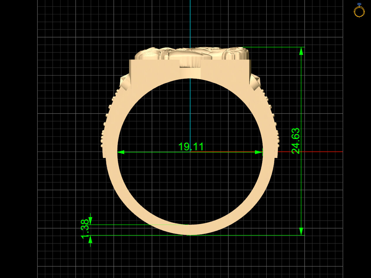 Horse Shoe Ring - 3D Model by ZaraHM