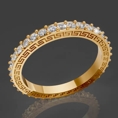 Luxury Iconic Engagement Ring - 3D Model by ZaraHM