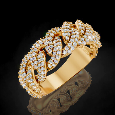 Luxury Iconic Engagement Ring - 3D Model by ZaraHM