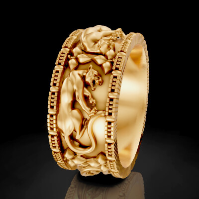 Luxury Iconic Engagement Ring - 3D Model by ZaraHM