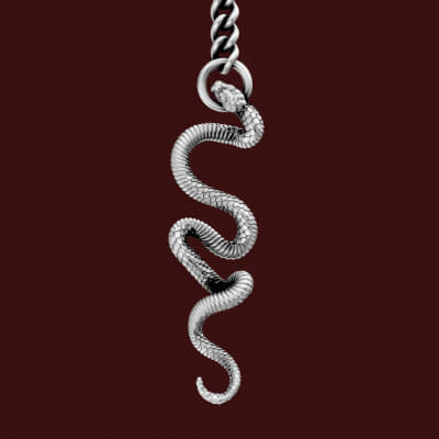 Key Rack In Snake Shape Snake Key Holder - 3D Model by ZaraHM
