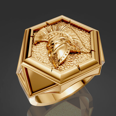 Spartacus Ring - 3D Model by ZaraHM