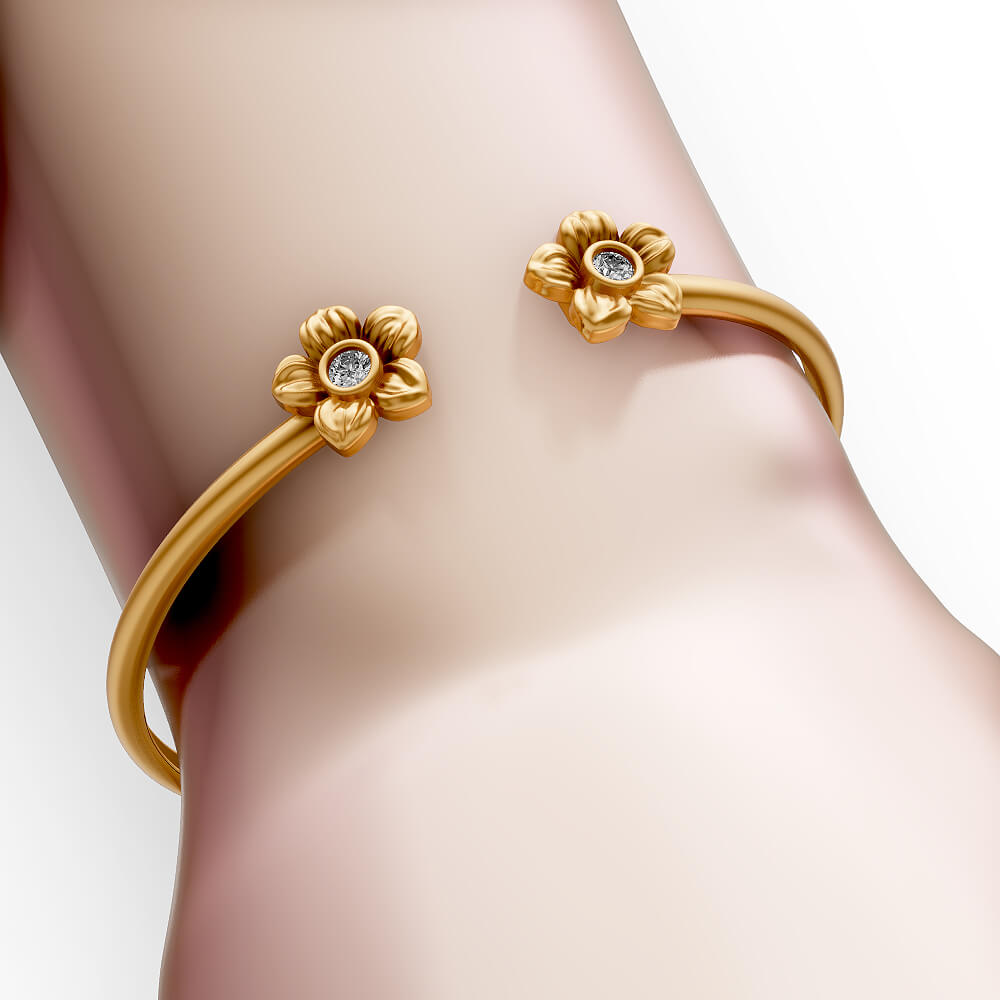 Woman Bangle - 3D Model by ZaraHM