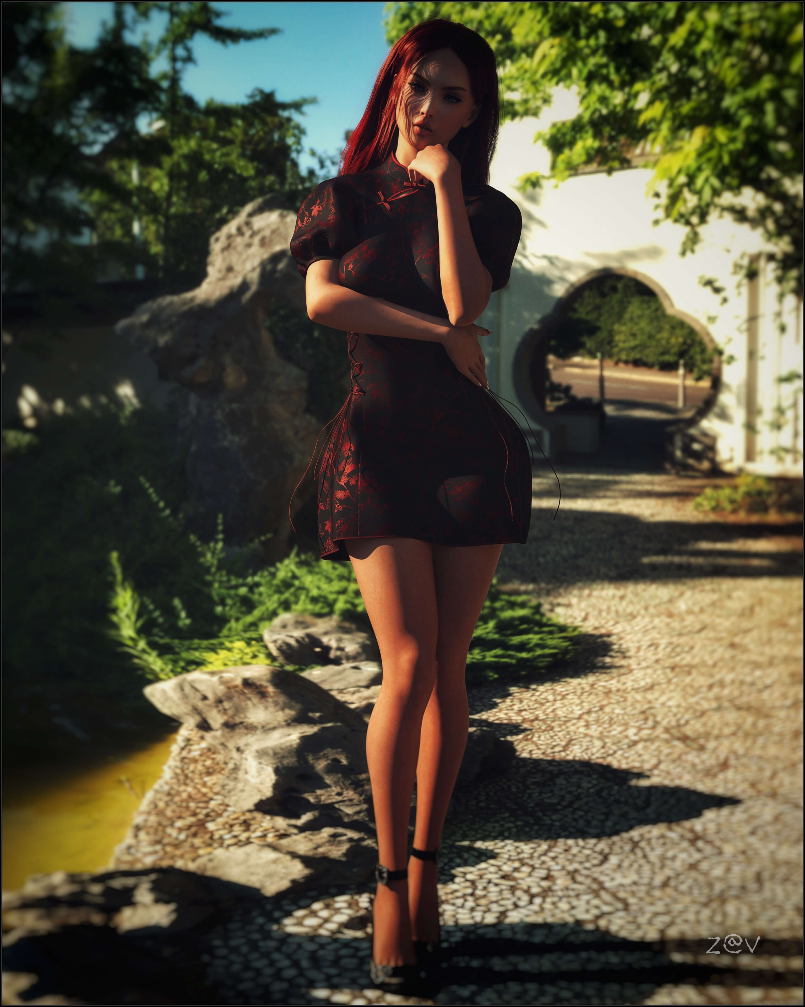 Li 3D Render, Digital Art by Zavciu