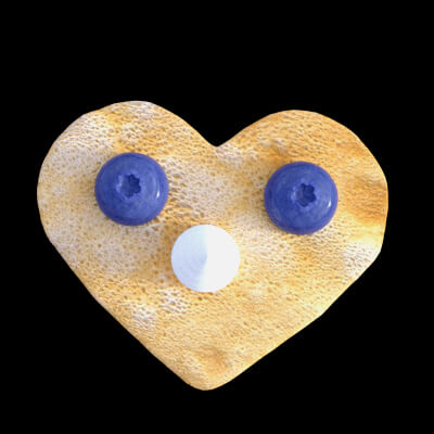 Heart Shaped Pancake Eight