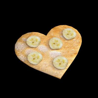 Heart Shaped Pancake Five