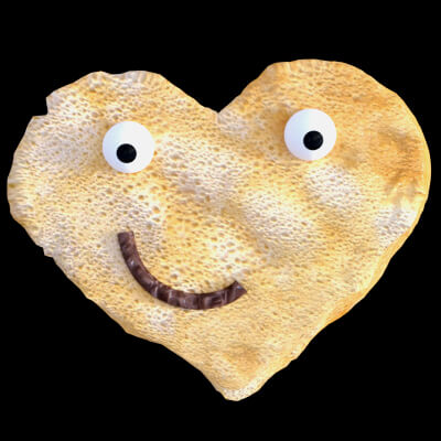 Heart Shaped Pancake Ten