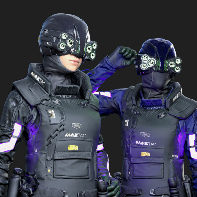 Maxtac Officer for Genesis 8 Female by Zero_SF
