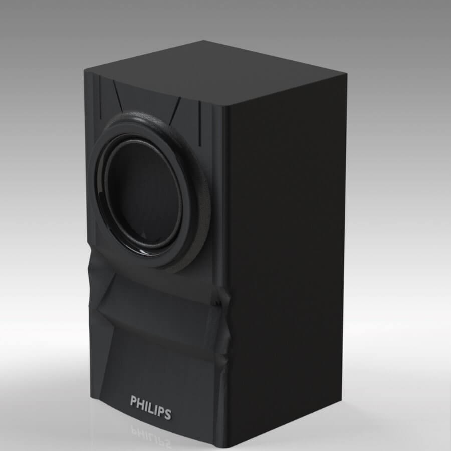 Philips Speakers 3D Model by zerowolf340