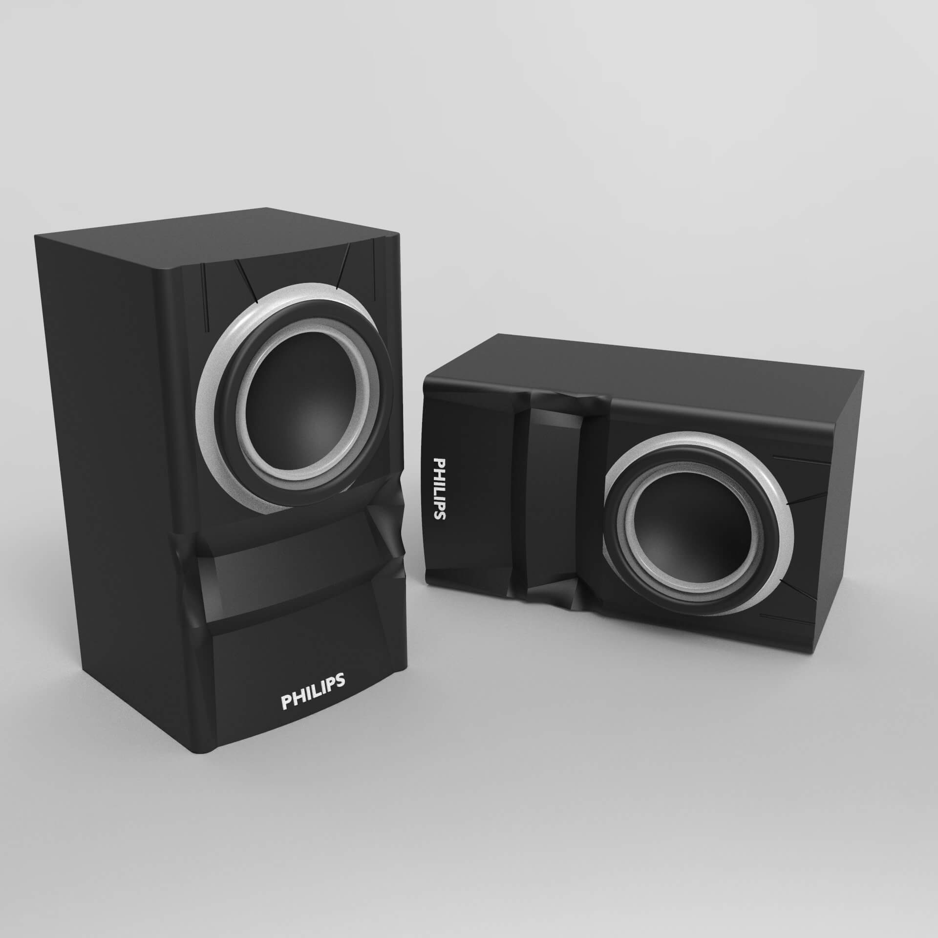 Philips Speakers 3D Model by zerowolf340