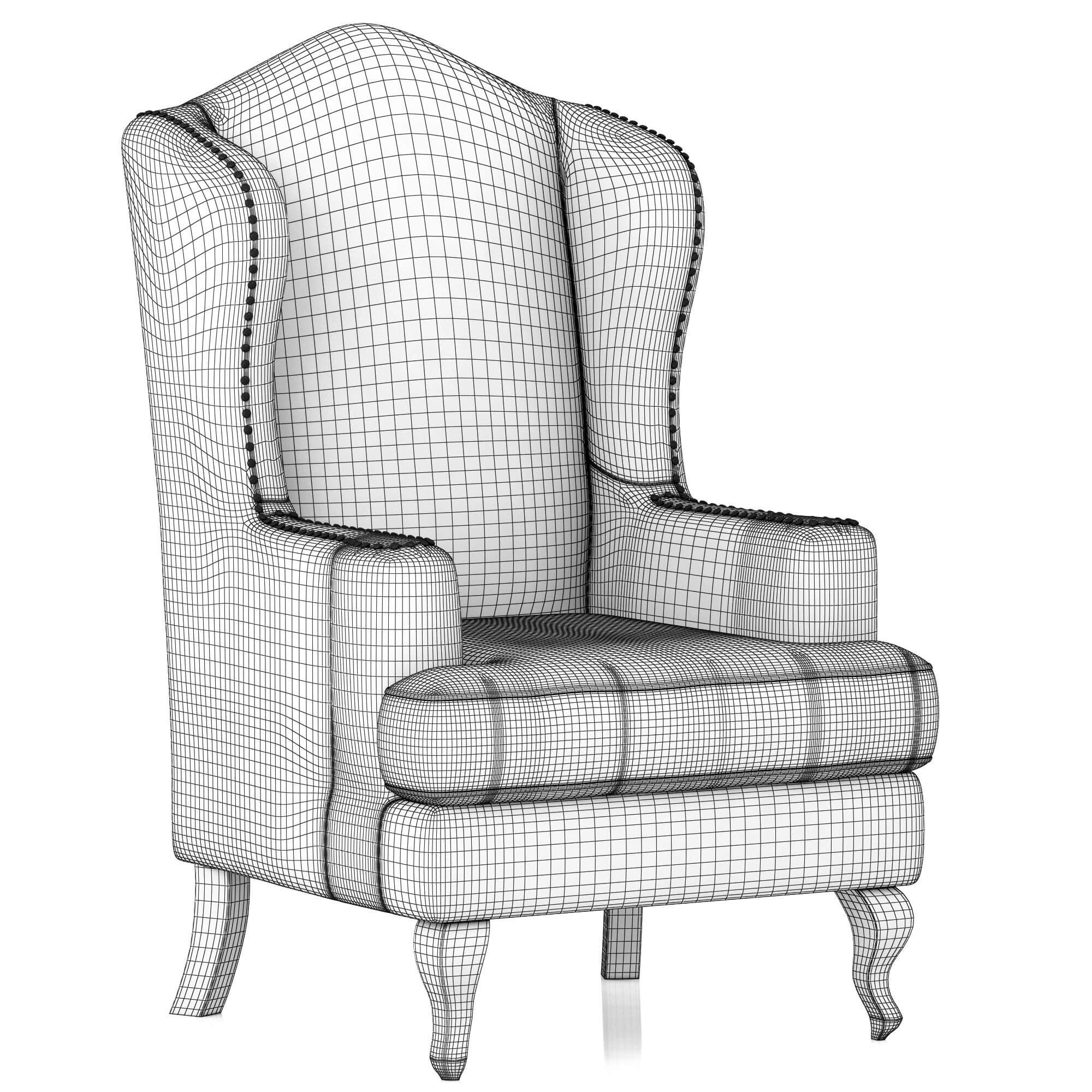 Dantone Home Bakersfield Chair 3D Model by zifir3d