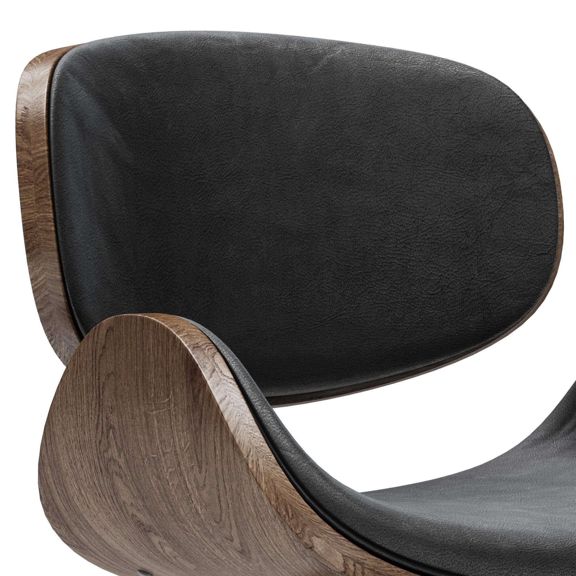 Eames Lounge Bar Stool - 3D Model by zifir3d