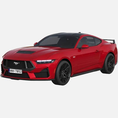 Ford Mustang GT 2023 - 3D Model by zifir3d