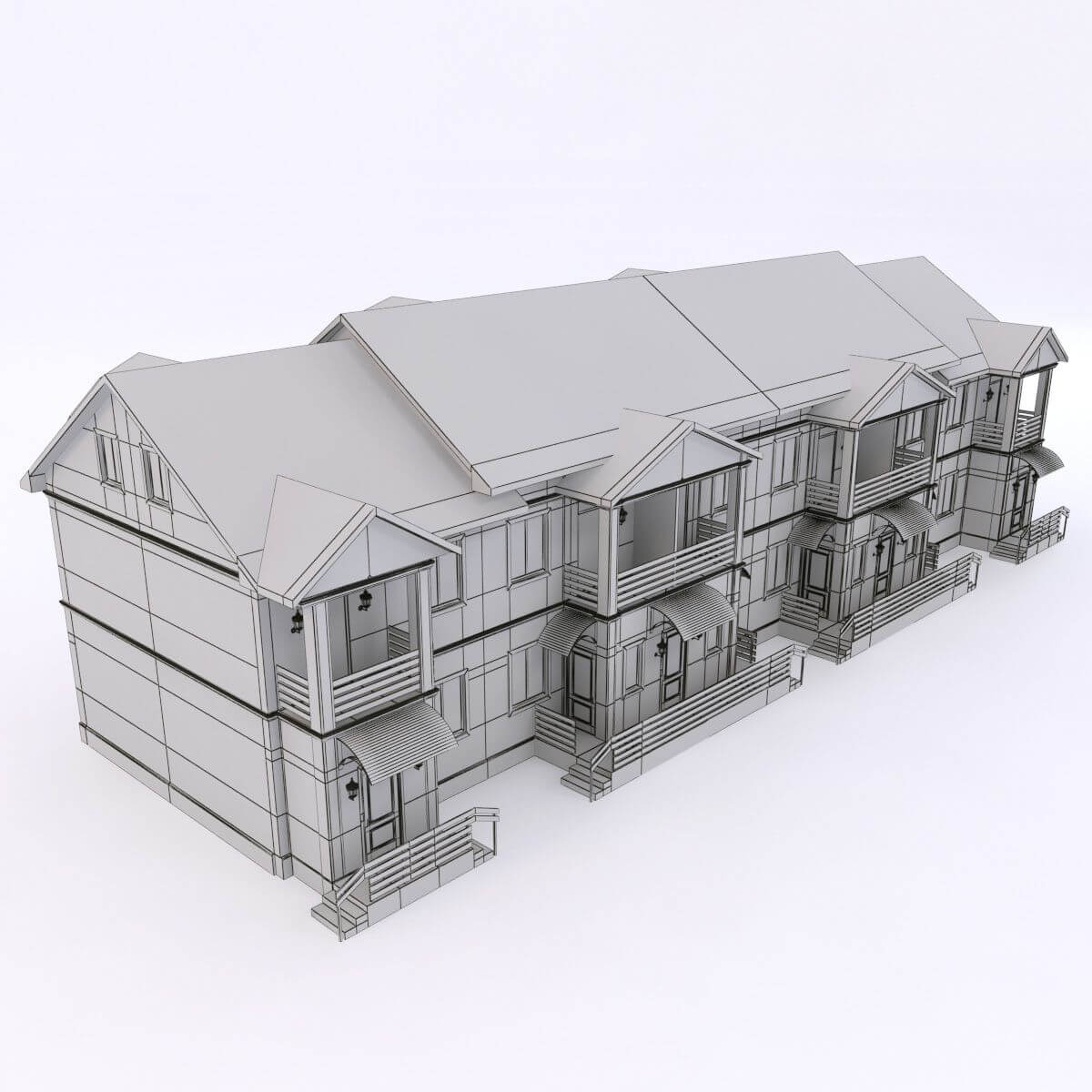 House 4 - 3D Model by zifir3d