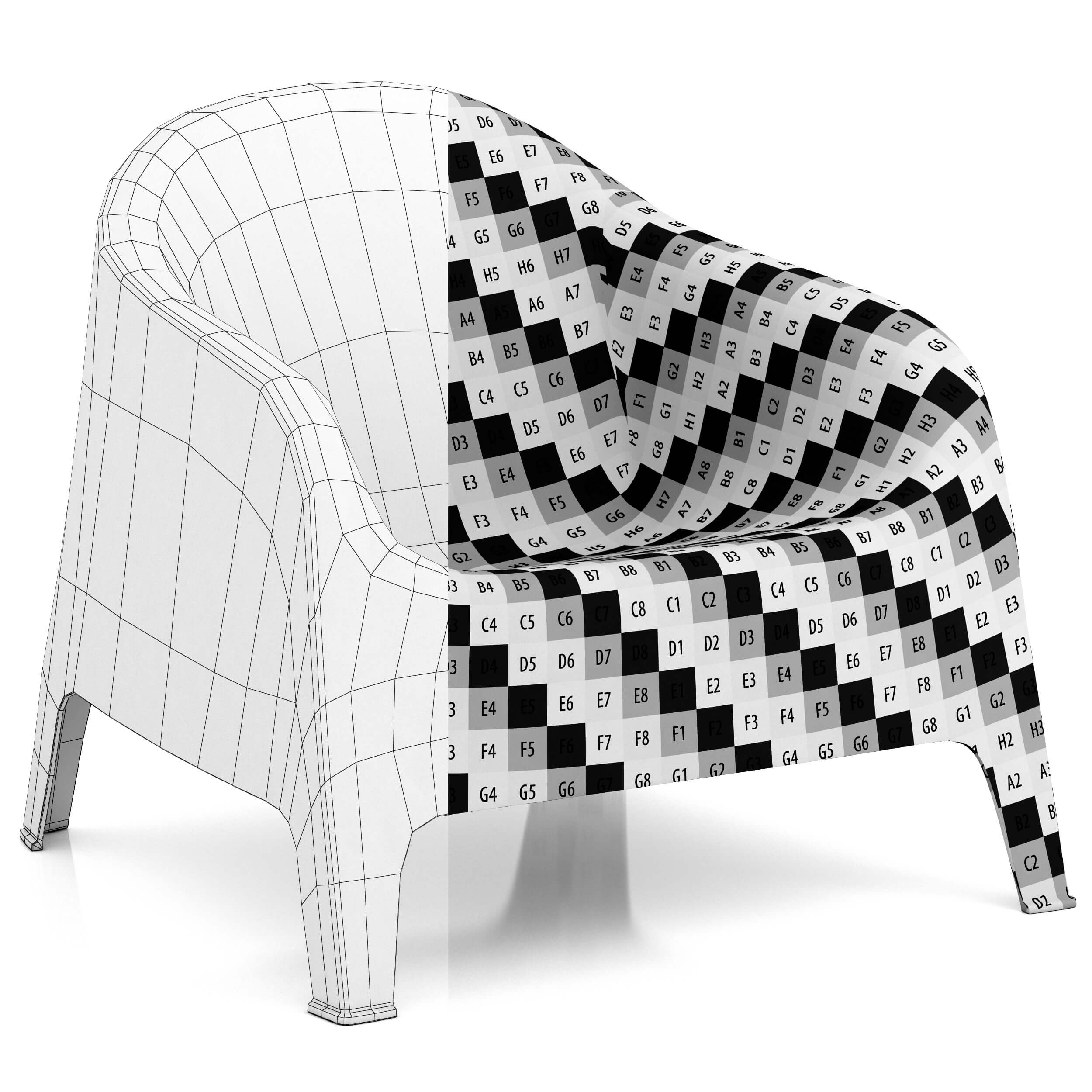 Ikea Skarpo Chair 3D Model by zifir3d