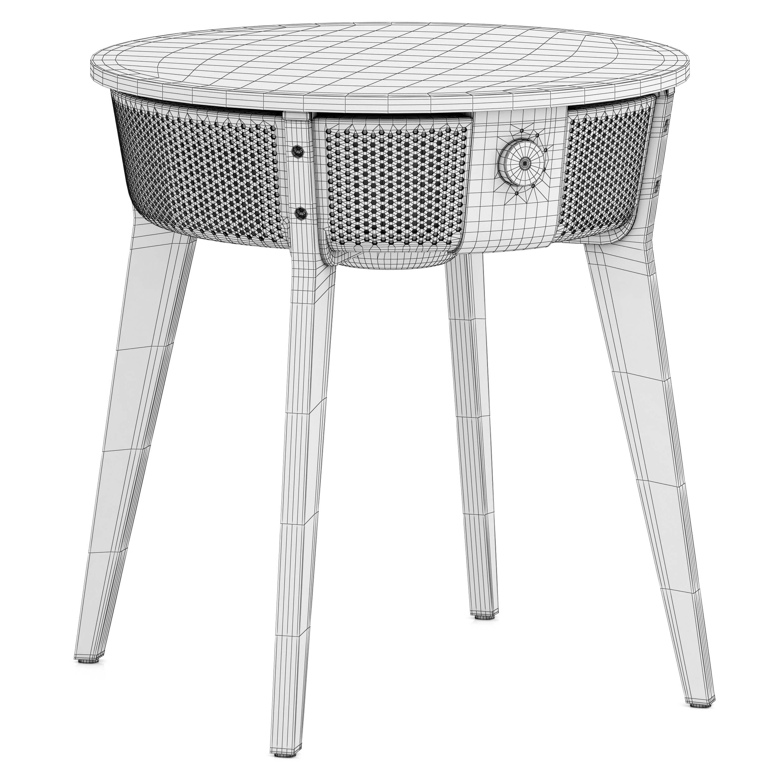 Ikea Starkvind Side Table 3D Model by zifir3d