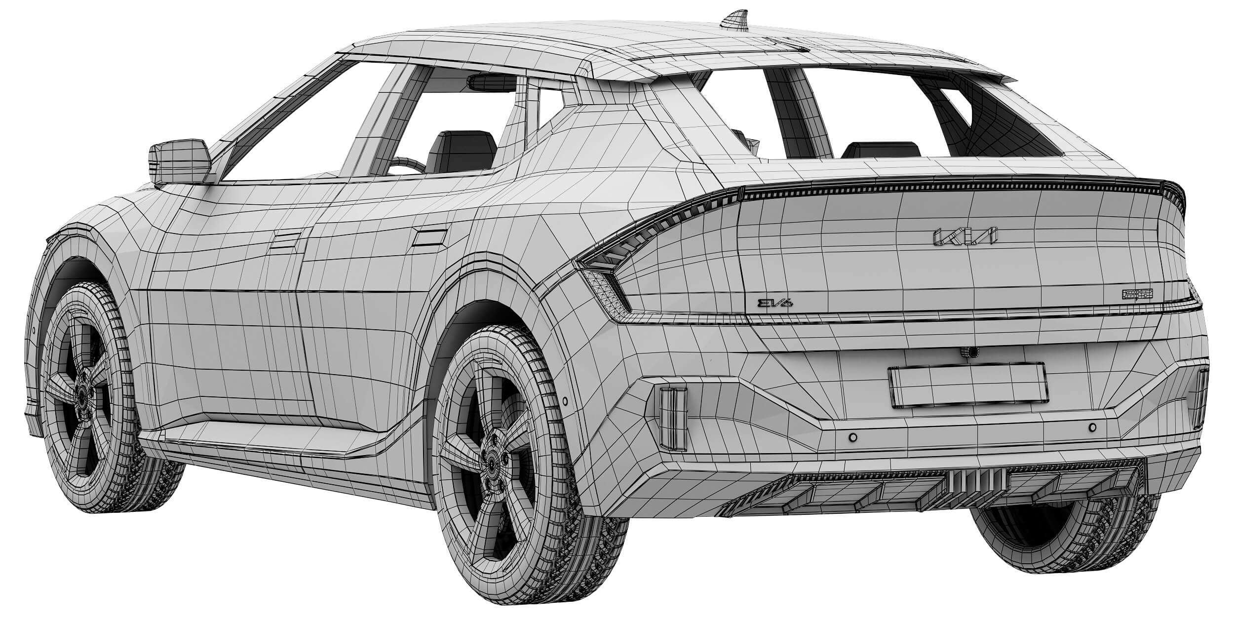 Kia EV6 GT - 3D Model by zifir3d