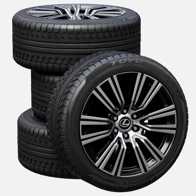 Lexus Tires - 3D Model by zifir3d