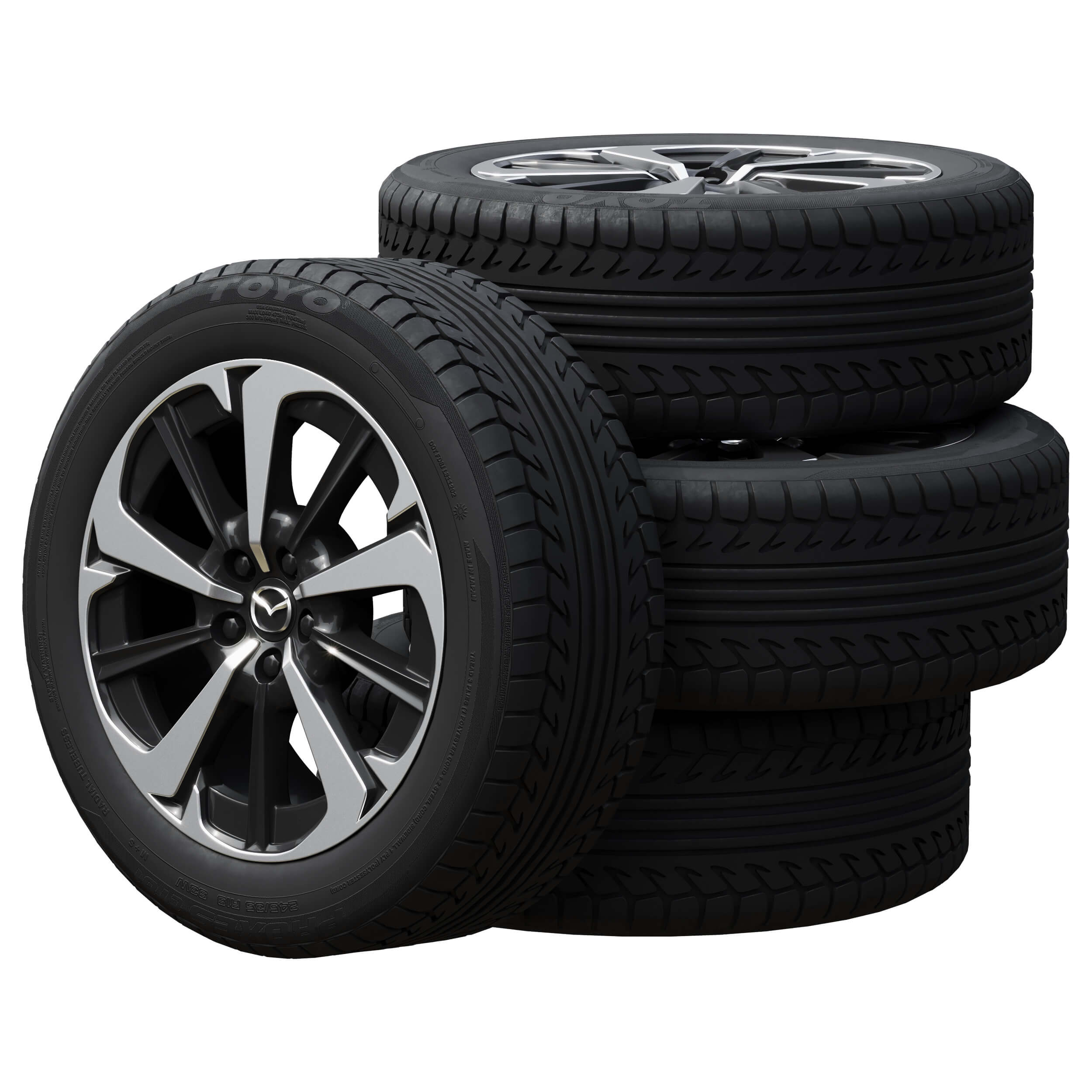 Mazda Tires 3D Model by zifir3d