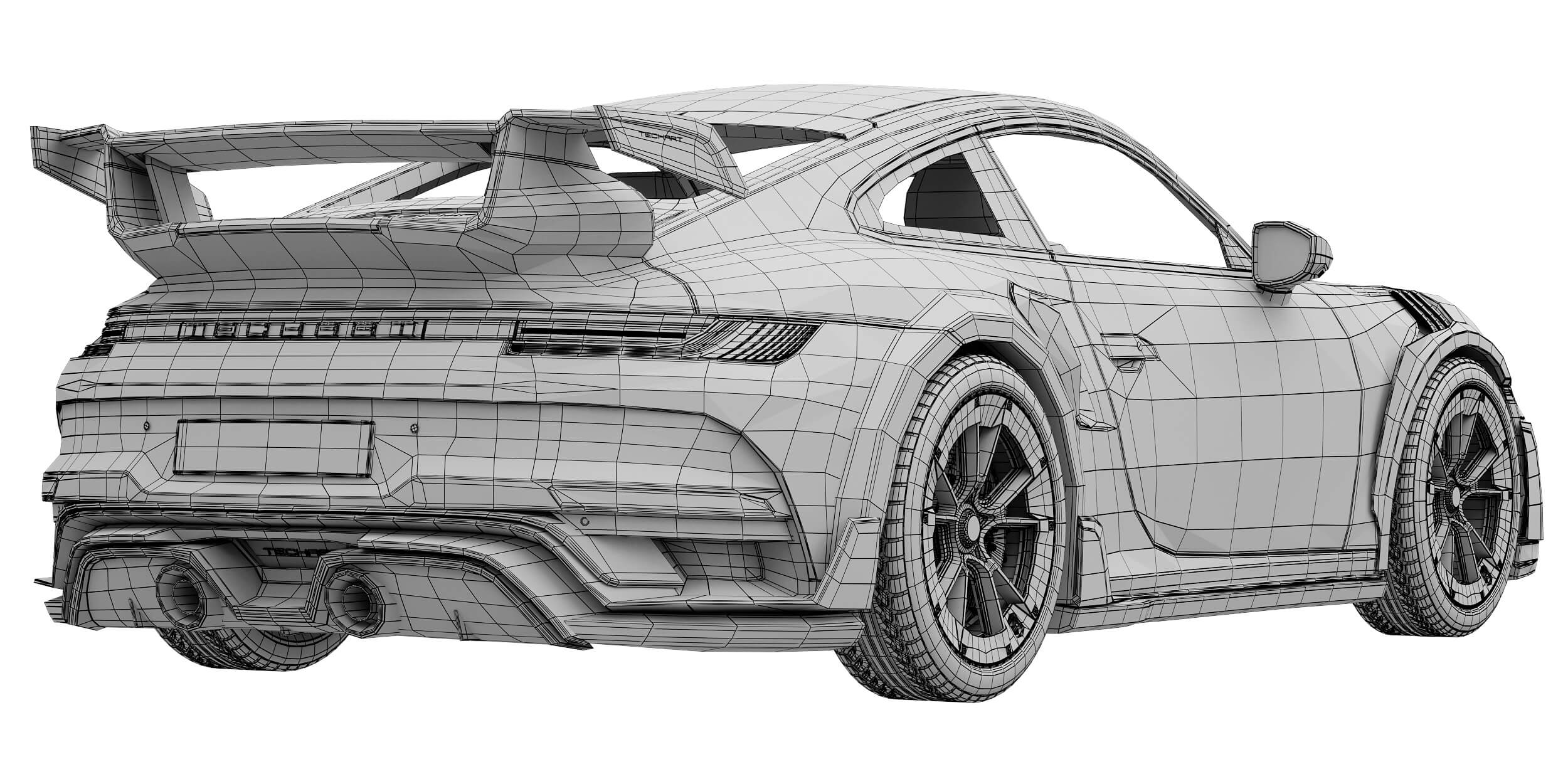 Techart Porsche 911 Turbo S Type 992 GTstreet R 2022 Daphnegrün 1/18 TechArt 091.992.118.001
