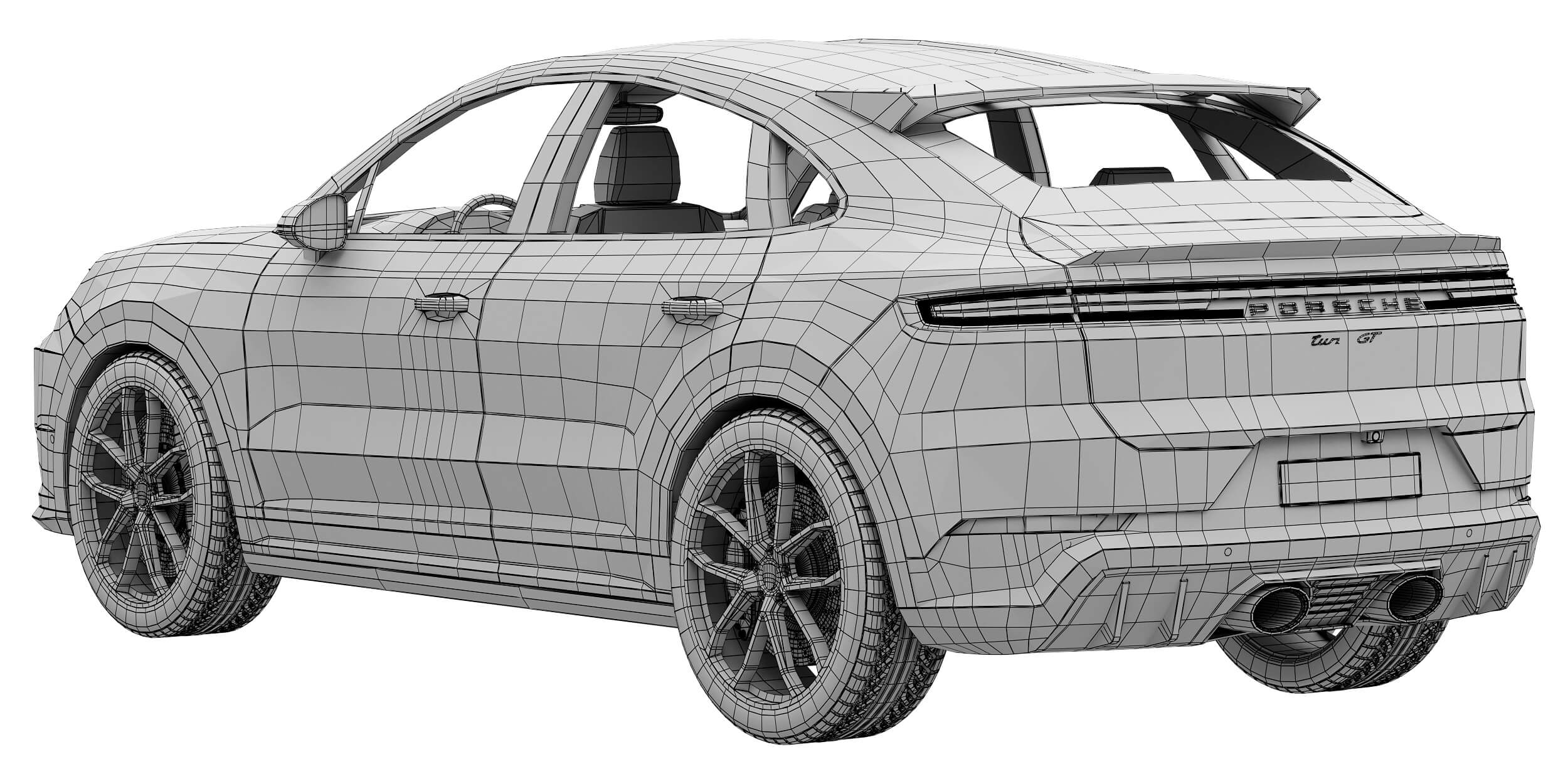 Porsche Cayenne Turbo GT 3D Model by zifir3d